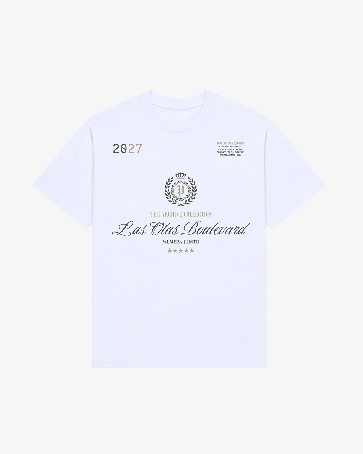 Las Olas Boulevard Oversized Tee Soft
