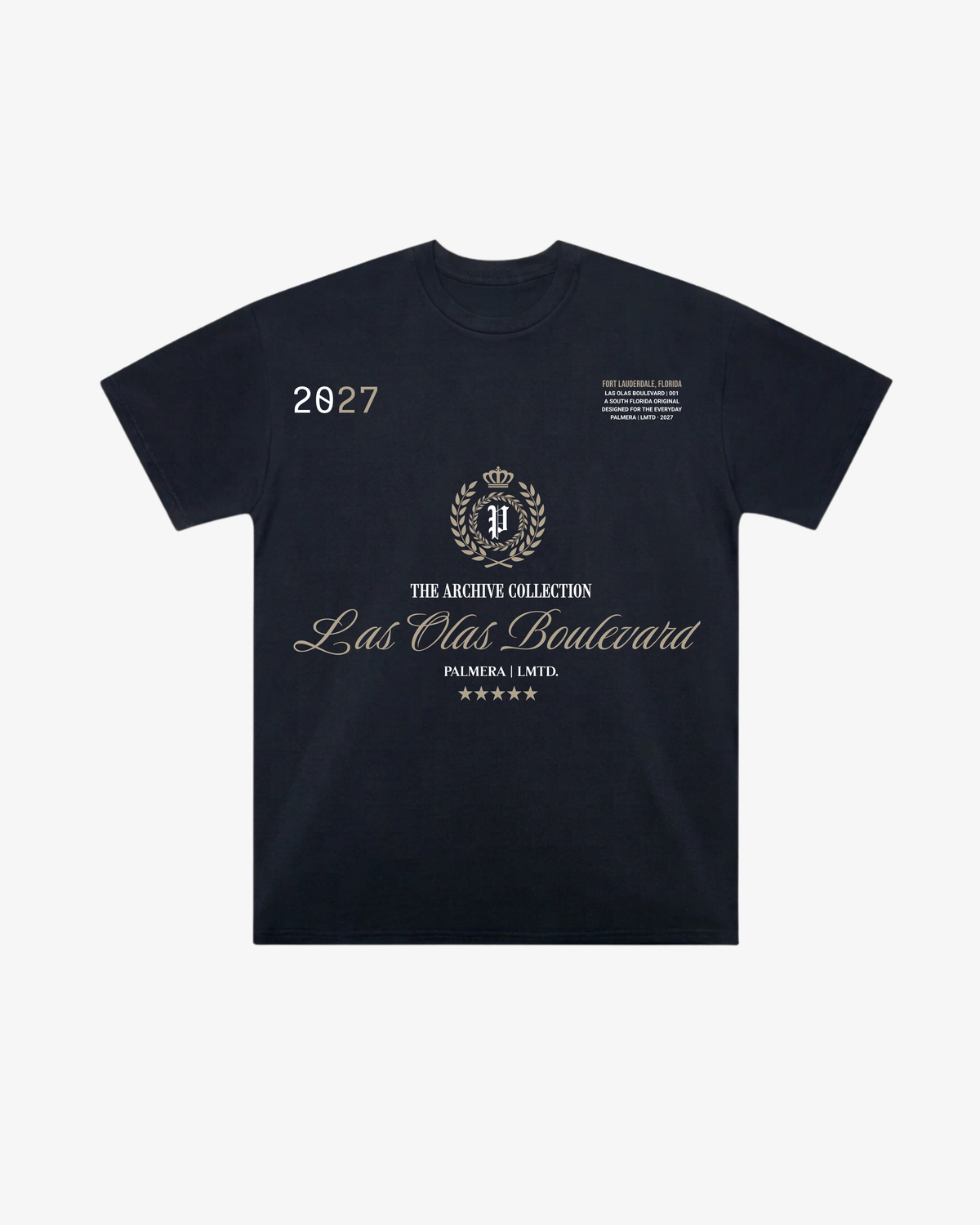 Las Olas Boulevard Oversized Tee Soft