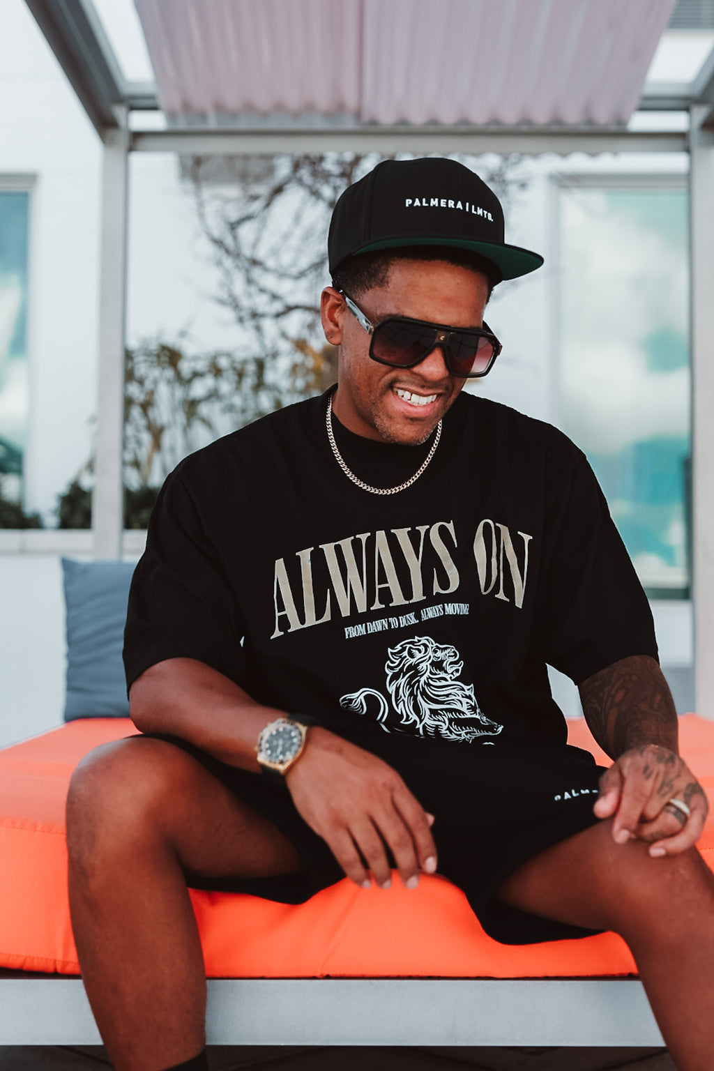 ALWAYS ON Oversized Drop Shoulder Tee