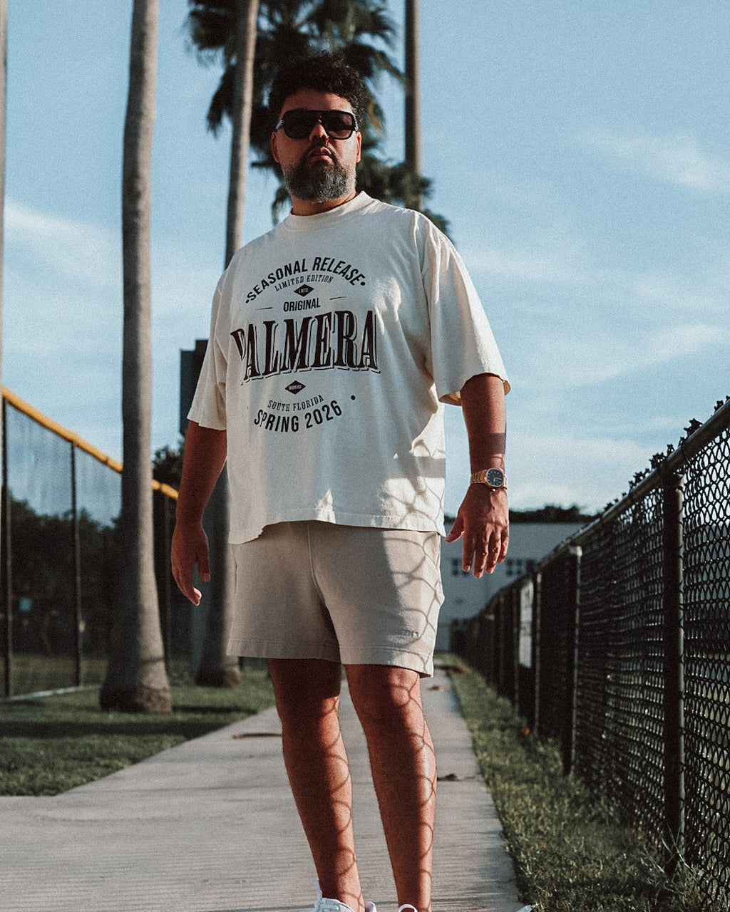 PALMERA SEASONAL 2026 Oversized Drop Shoulder Tee